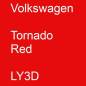 Preview: Volkswagen, Tornado Red, LY3D.